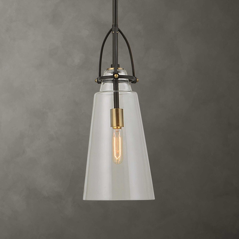 Saugus – Industrial 1 Light Pendant – White