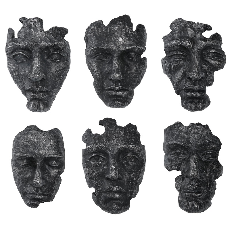 Self-Portrait – Metallic Wall Decor (Set of 6)