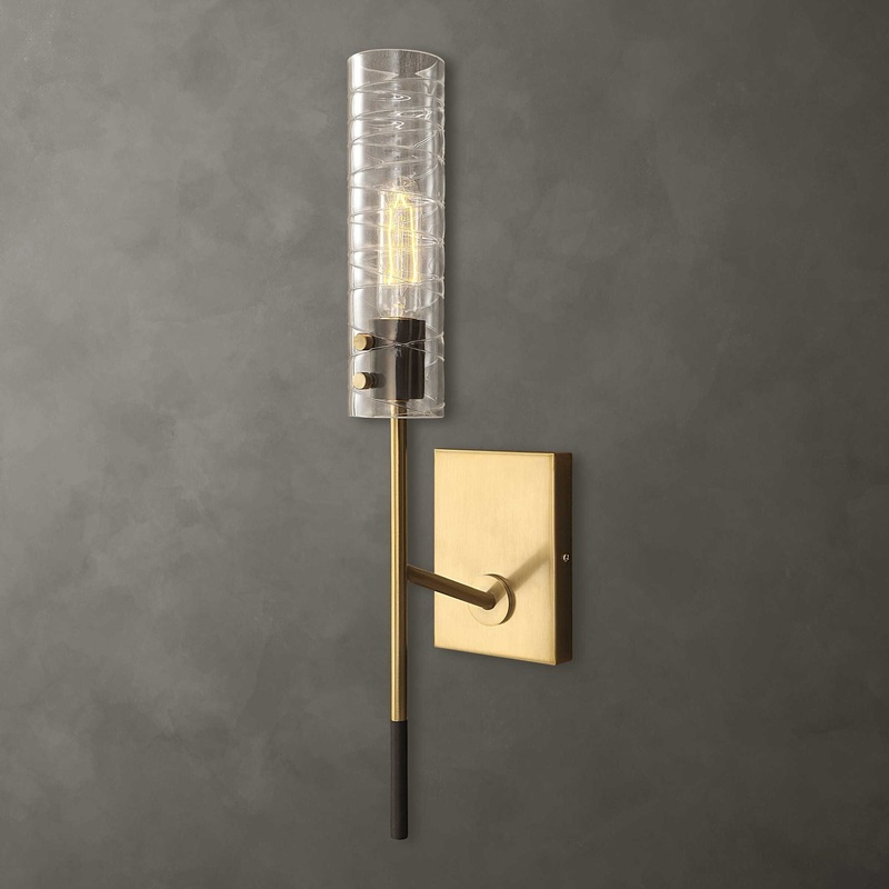 Telesto – 1 Light Sconce – Brass