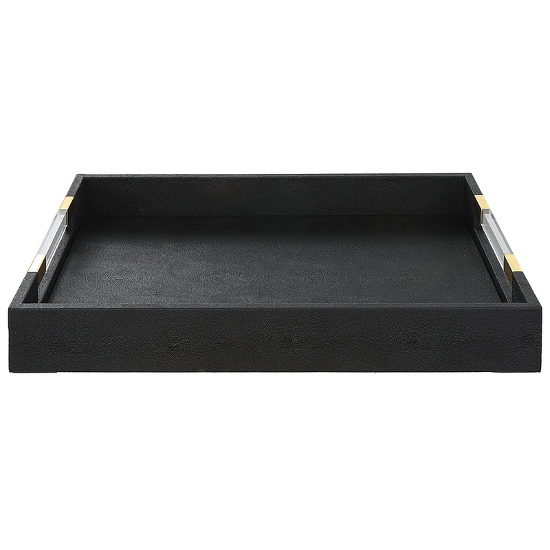 Wessex – Black Shagreen Tray