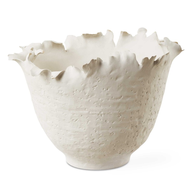Blossom – Tall Off-White Bowl