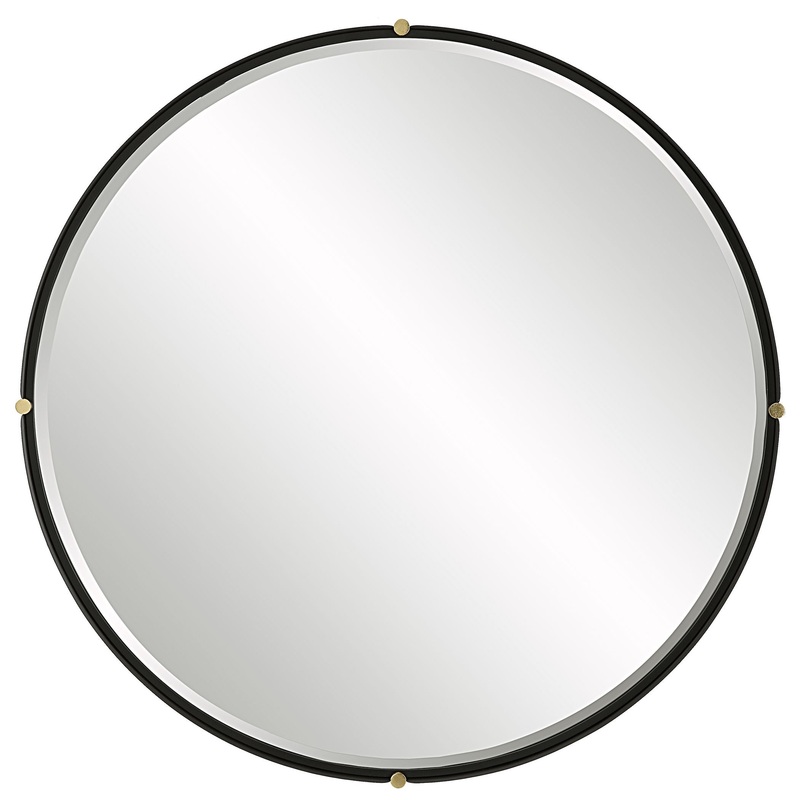 Bonded – Round Mirror – Black