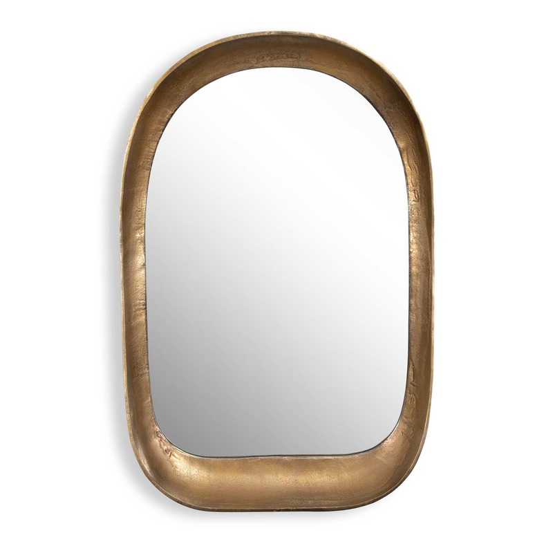 Bradano – Brass Arch Mirror – Bronze
