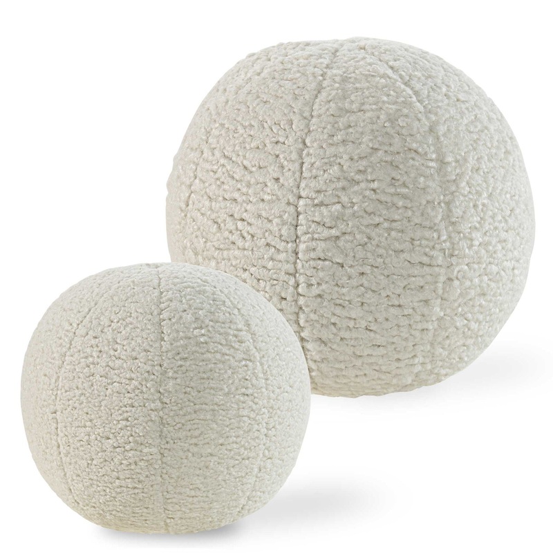 Capra – Ball Sheepskin Pillows (Set of 2)