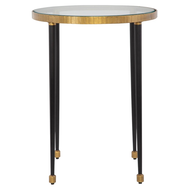 Stiletto – Side Table – Antique Gold