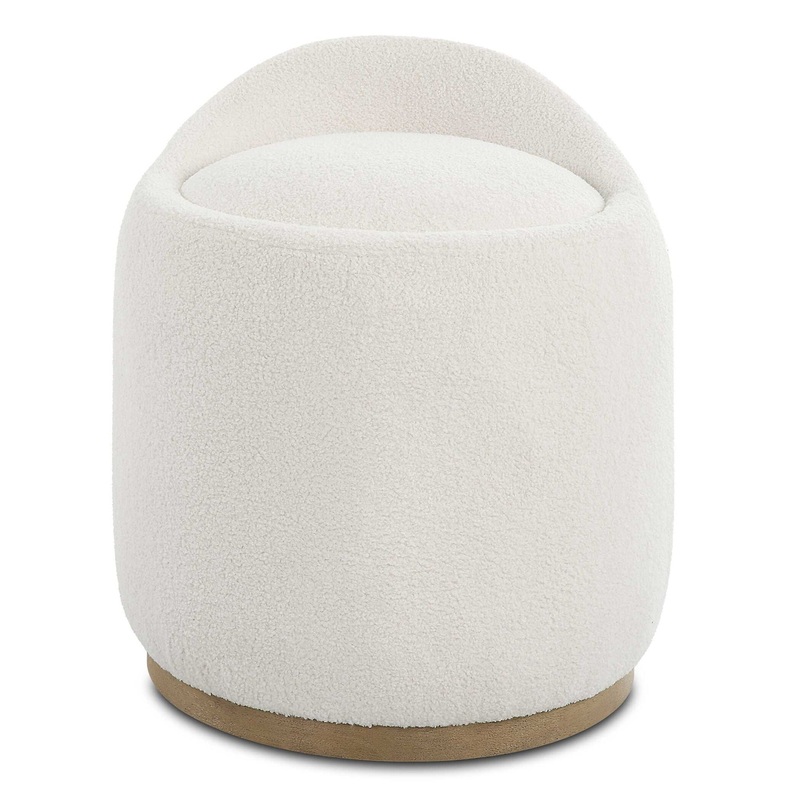Swirl – Swivel Sheepskin Ottoman