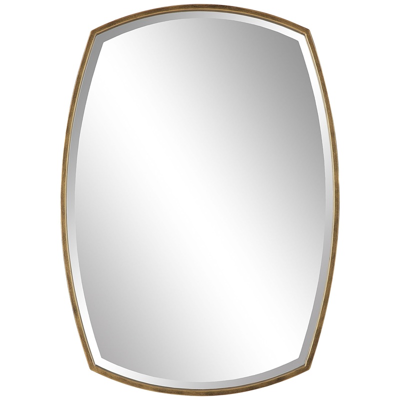 Varenna – Aged Vanity Mirror – Gold