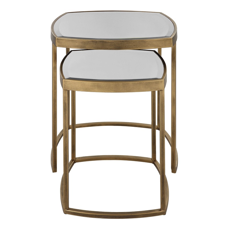 Vista – Nesting Tables (Set of 2) – Gold