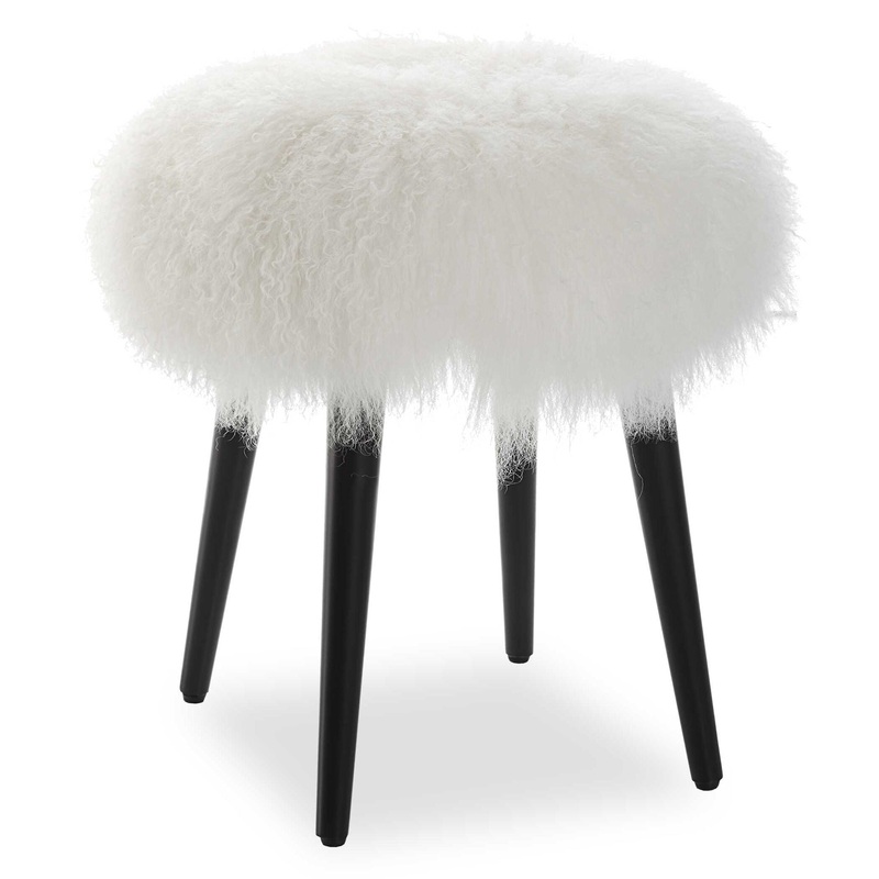 Wooly – Sheepskin Accent Stool