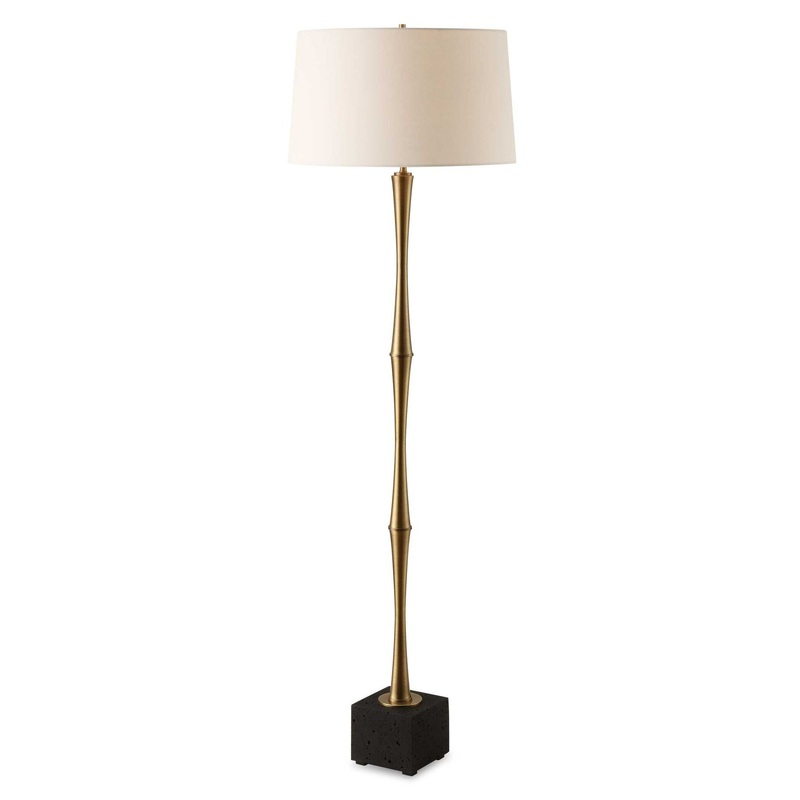 Shino – Antique Brass Floor Lamp