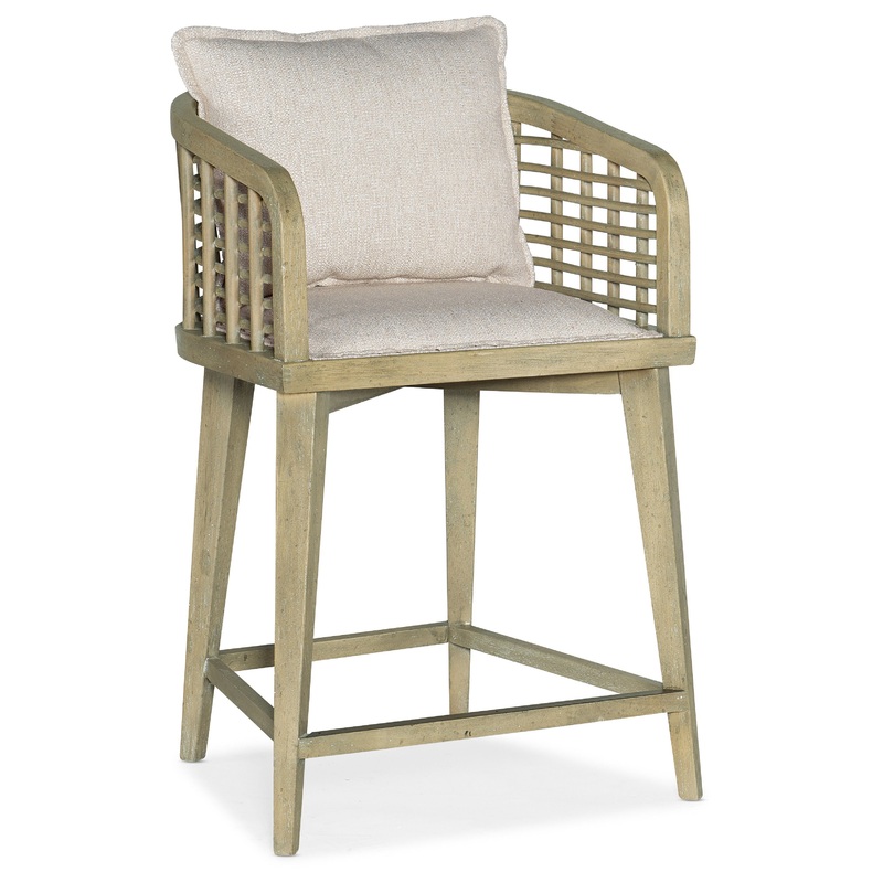 Surfrider – Barrel Back Counter Stool