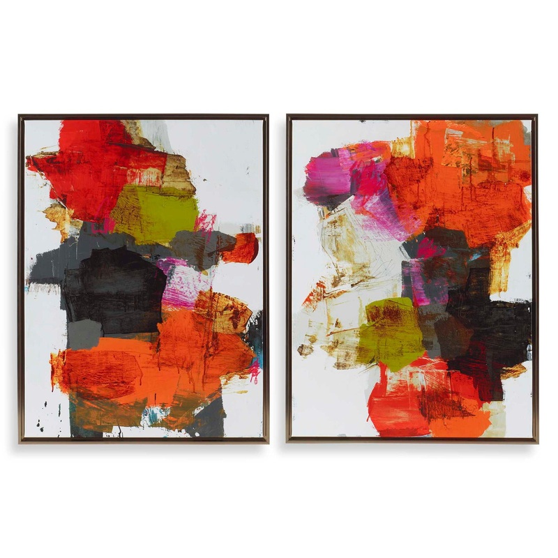 Tried And True – Framed Abstract Art (Set of 2)