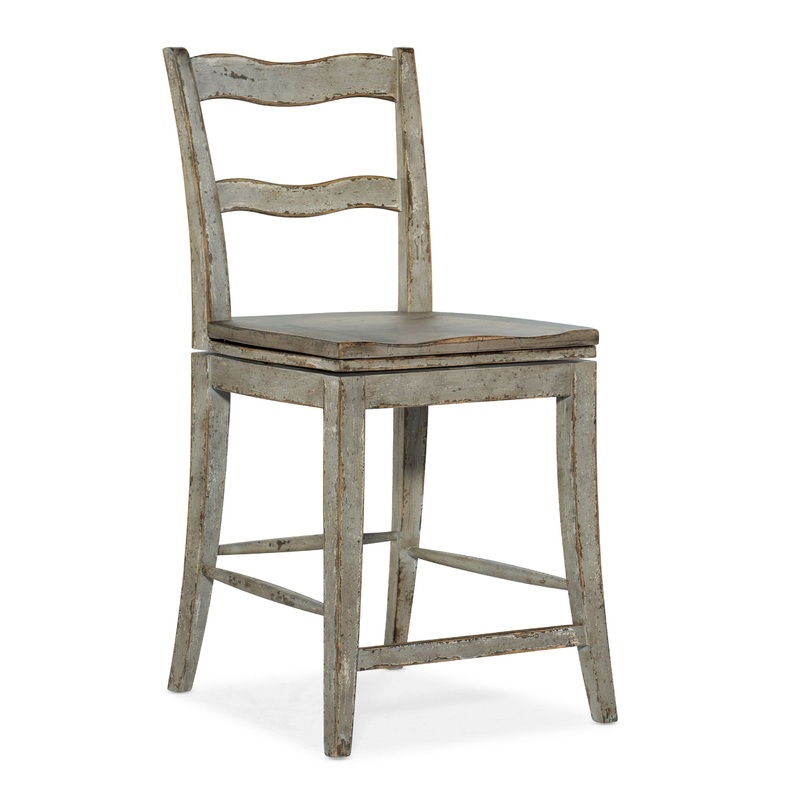 Alfresco – La Riva Ladder Back Swivel Counter Stool