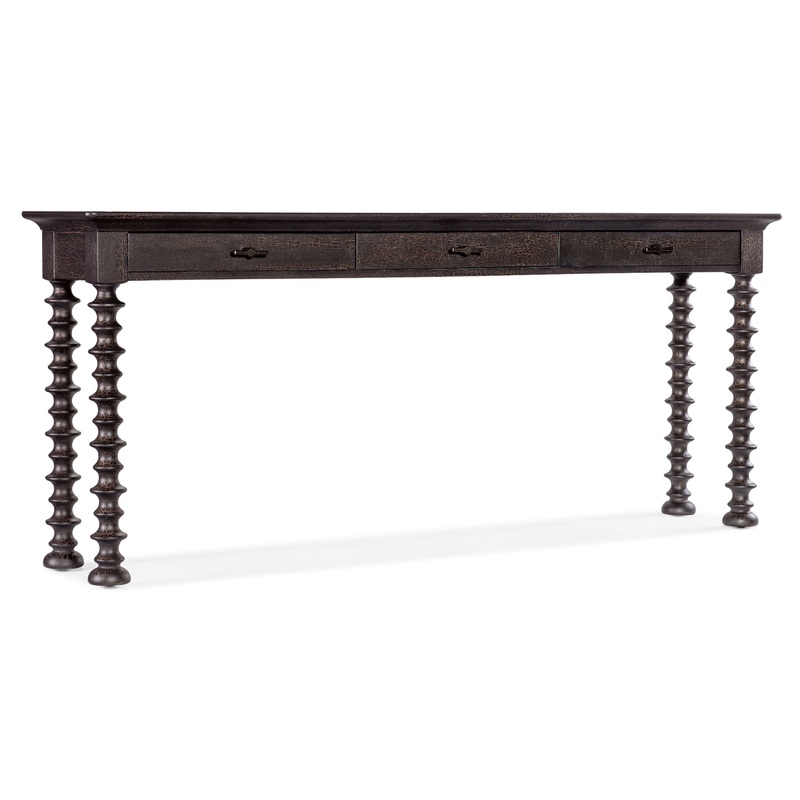 Big Sky – Turned Leg Sofa Table – Black