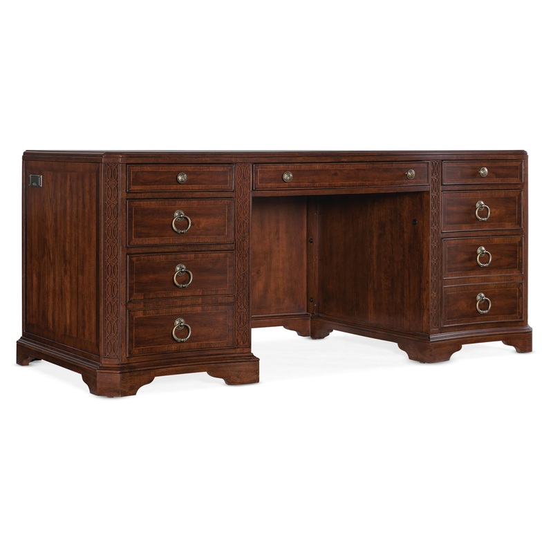 Charleston – Executive Desk – Dark Brown