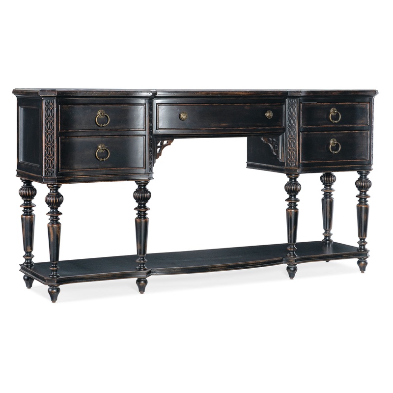 Charleston – Five-Drawer Server – Black