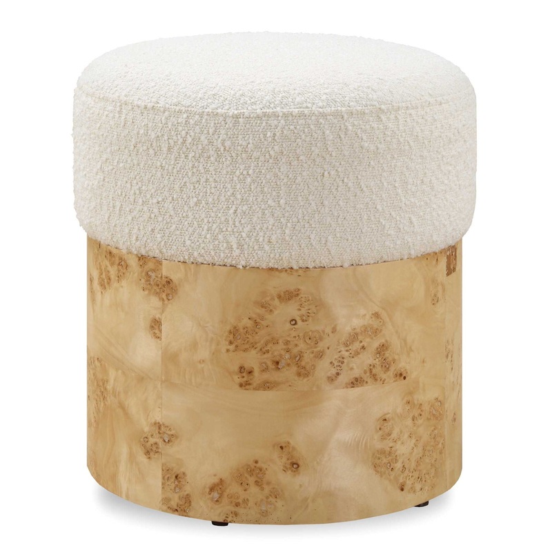 Swirls – Ottoman – Poplar Ivory