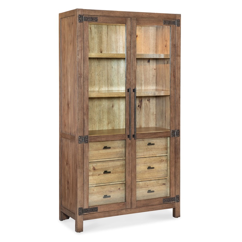 Vineyard Row – Display Cabinet – Light Brown