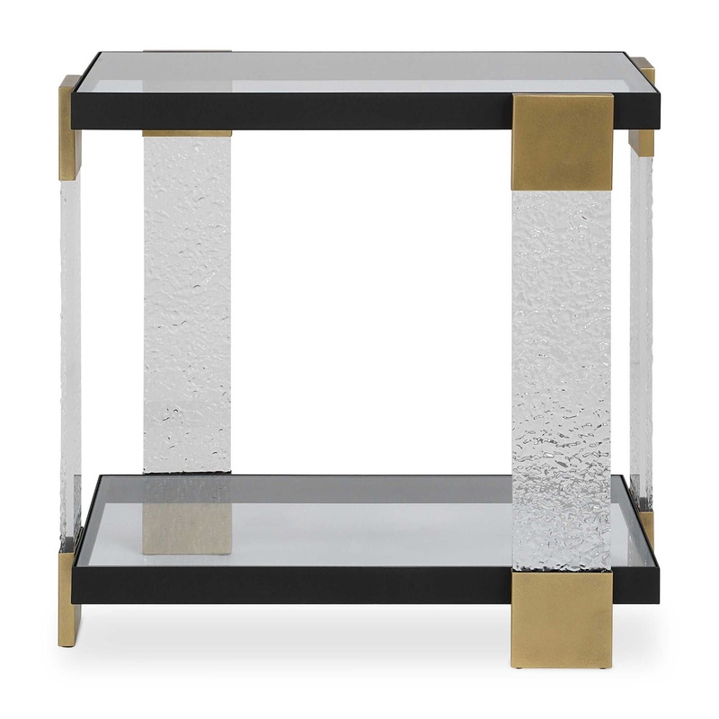 Bendena – Modern Side Table – Black