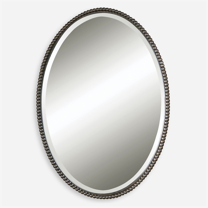 Sherise – Oval Mirror – Bronze