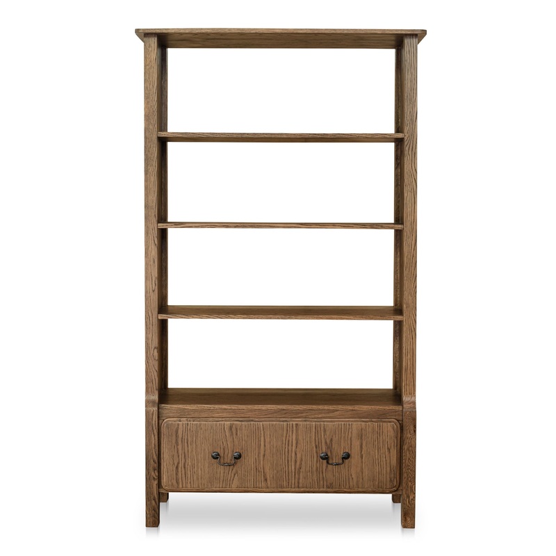 Caroline – Bookcase – Warm Brown