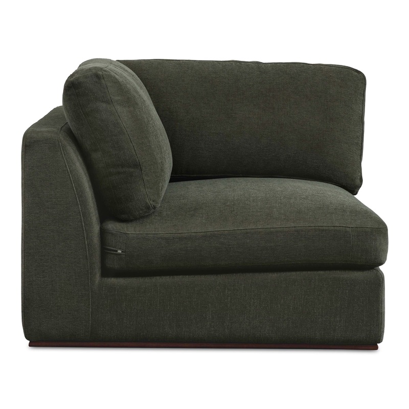 Rue – Corner Chair – Deep Green