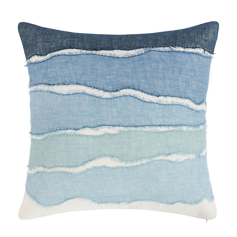 Stillness – ST Bikram Pillow – Capri Blue Multi
