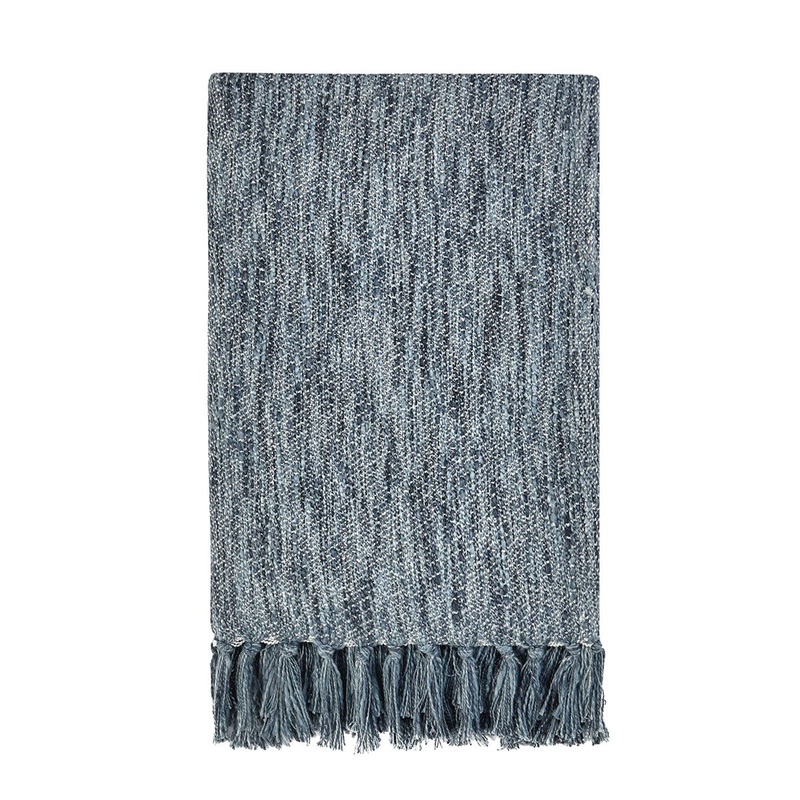 Throws – TC Sharma Throw – Denim Blue