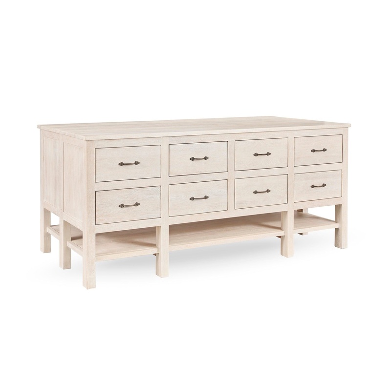 Workstation – White Washed