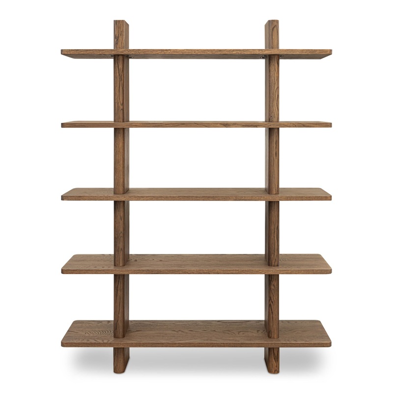 Casey – Large Standard Bookcase – Dark Brown