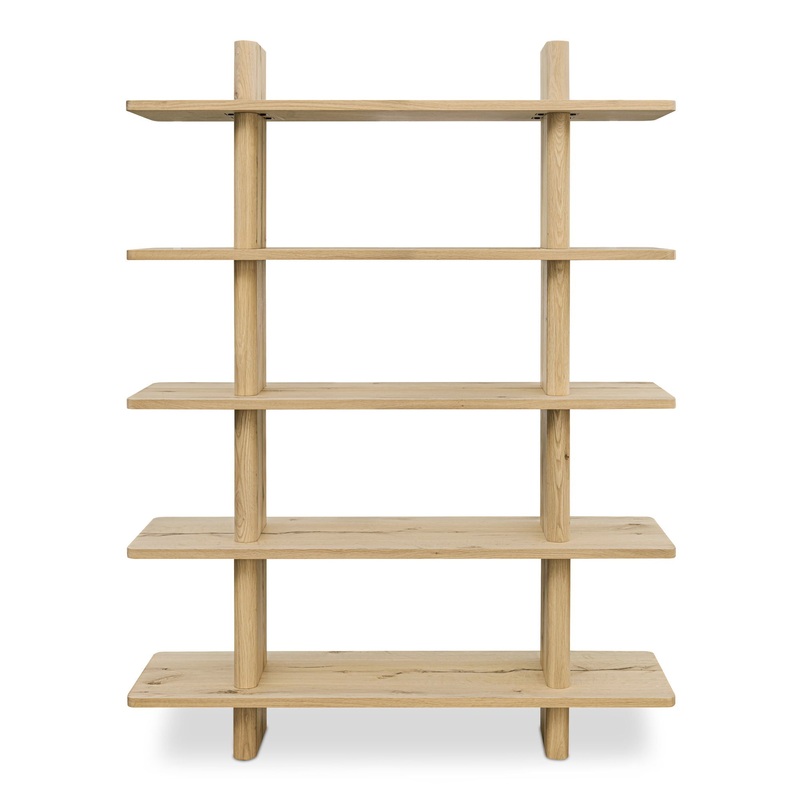 Casey – Large Standard Bookcase – Light Brown