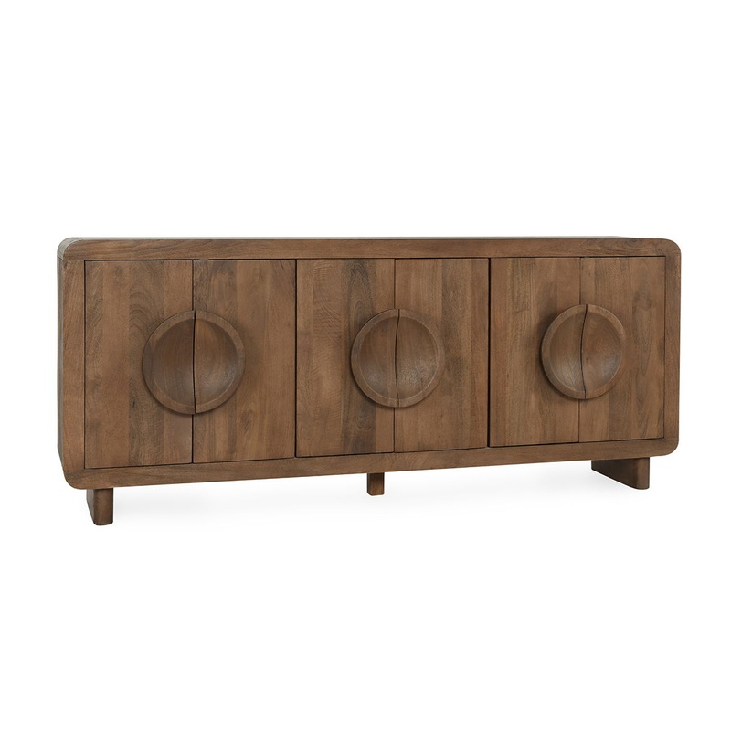 Vally – Wood 6 Door Buffet – Natural