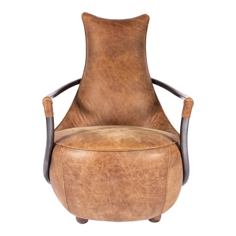 Carlisle – Club Chair – Light Brown