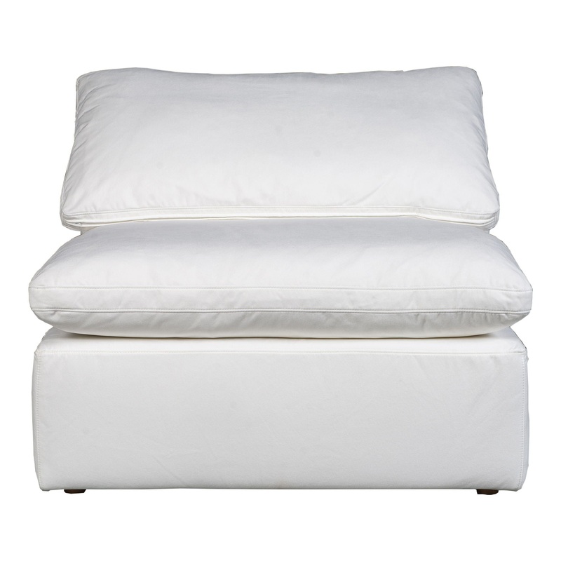 Terra – Livesmart Fabric Condo Slipper Chair – Cream