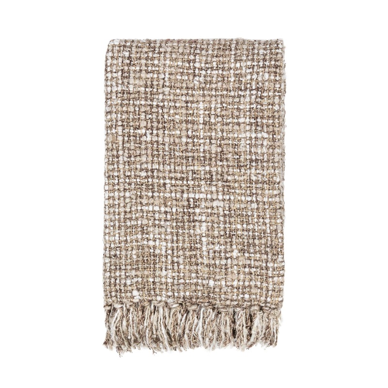 Throws – 50″ x 70″ TC Porter Throw – Natural / Ivory