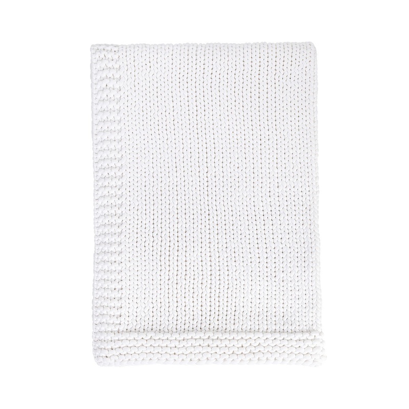 Throws – 50″ x 70″ Throw – Dyne White
