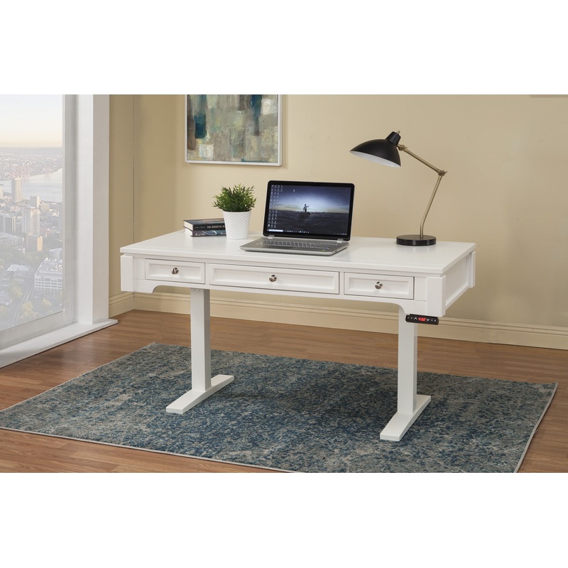 Boca – Power Lift Desk – Cottage White