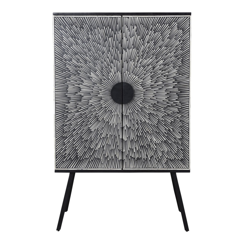 Sunburst – Wine Cabinet – Charcoal