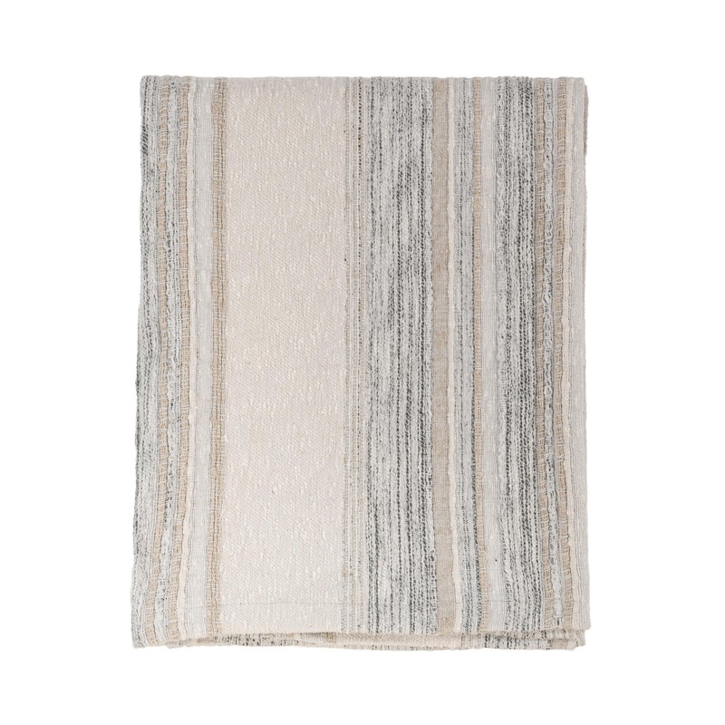 Throws – 50″ x 70″ TC Rockport Throw – Ivory Multi