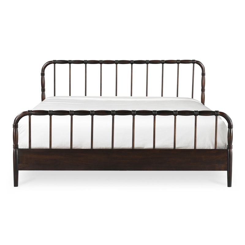 Vivian – King Bed – Dark Brown