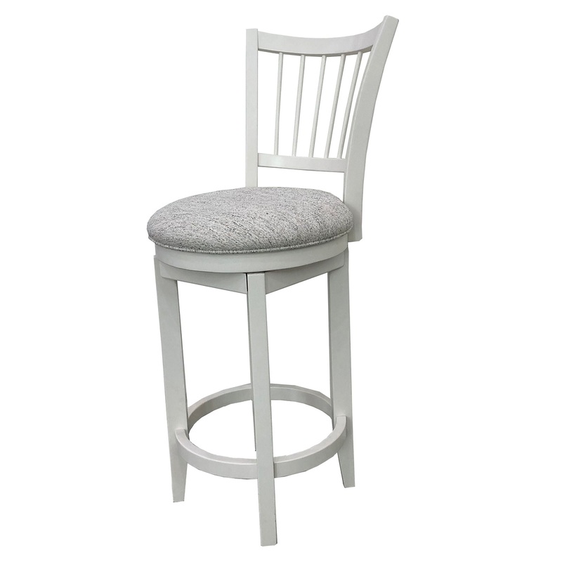 Americana Modern Dining – Spindle Back Swivel Barstool – Cotton