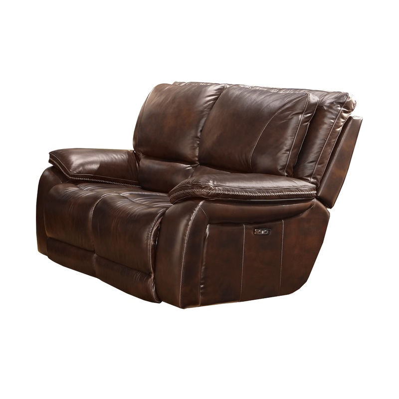 Vail – Power Loveseat – Burnt Sienna