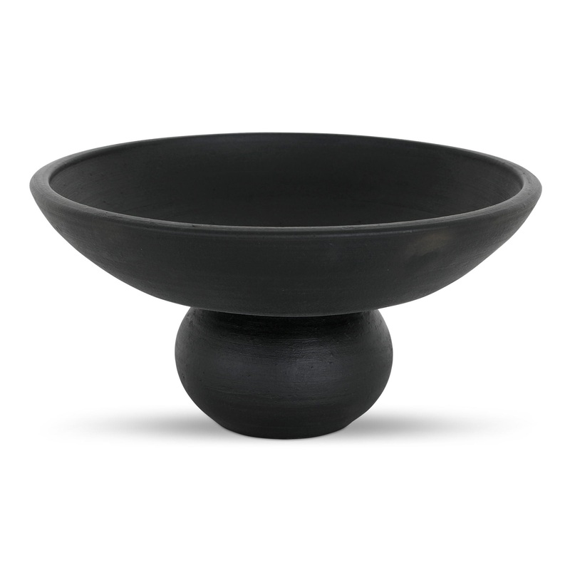 Asha – Decorative Bowl – Black Terracotta