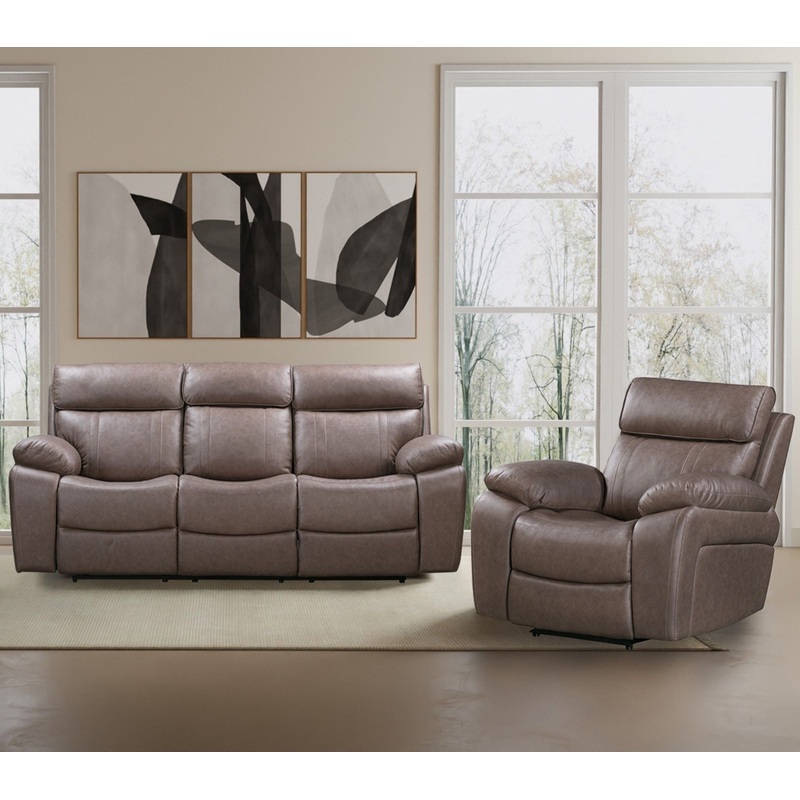 Theon – Manual Glider Reclining Sofa Set