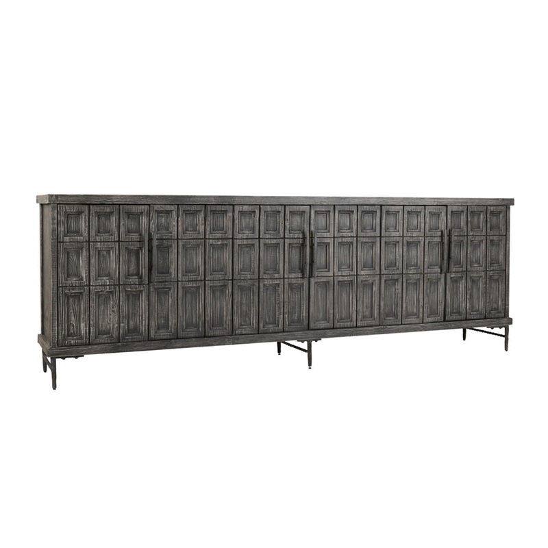 Willmark – 6 Door Iron Leg Sideboard
