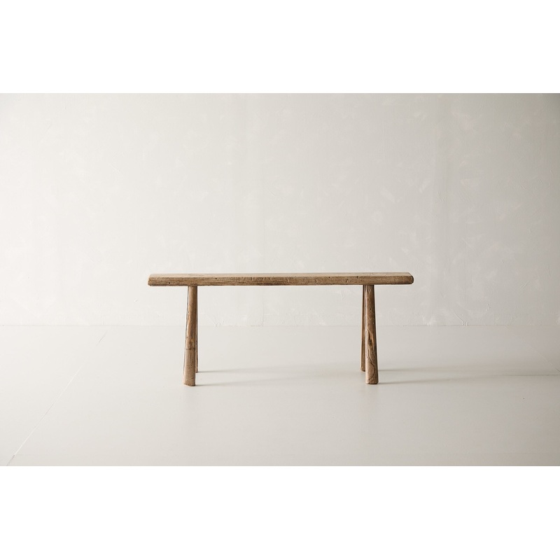Vintage Elm Bench C.3