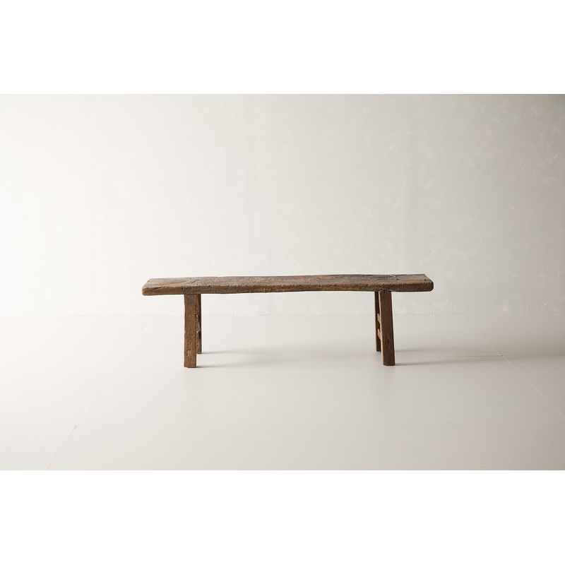 Vintage Elm Bench – Circa 1945