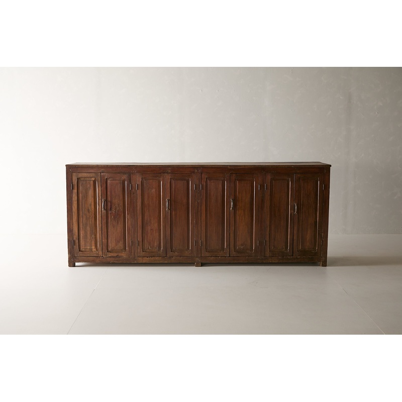Vintage Teak Panel Sideboard