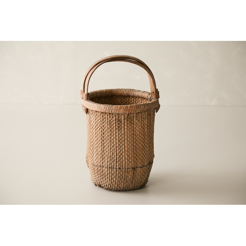 Vintage Willow Grain Basket – Circa 1965