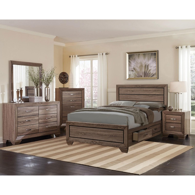 204190KE S5 E KING 5PC SET (KE.BED,NS,DR,MR,CH)